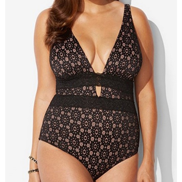 Other - Brand New Swim Suit with Lace Detail